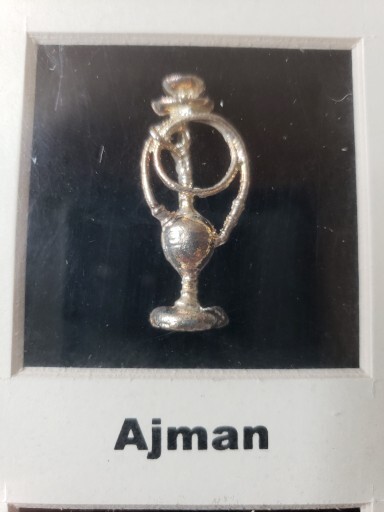 7 Square Framed Arabian Silver Pins