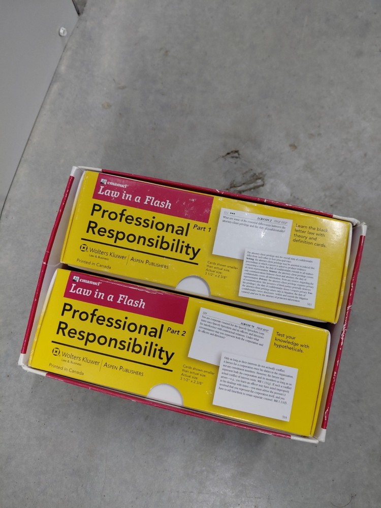 Law In A FLASH (Professional Responsability Part 1 &2)