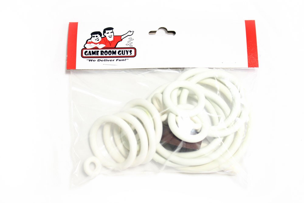 Williams Eager Beaver Pinball Machine Replacement Repair Rubber Ring Kit White