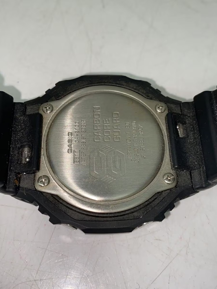 CASIO Quartz Watch G SHOCK Digital Analog BLK BLK