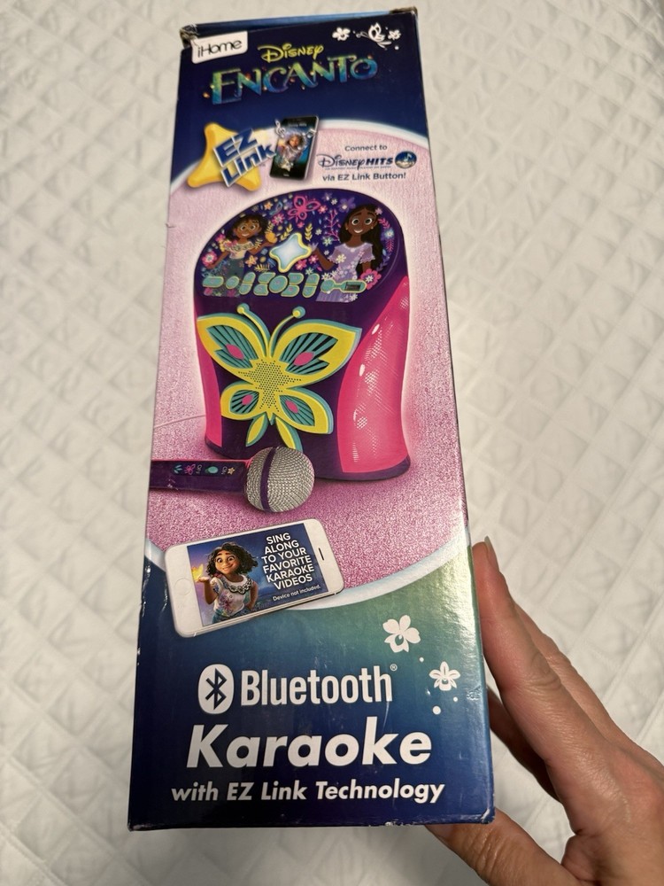 DISNEY ENCANTO BLUETOOTH KARAOKE MACHINE & MICROPHONE WITH EZ LINK TECHNOLOGY