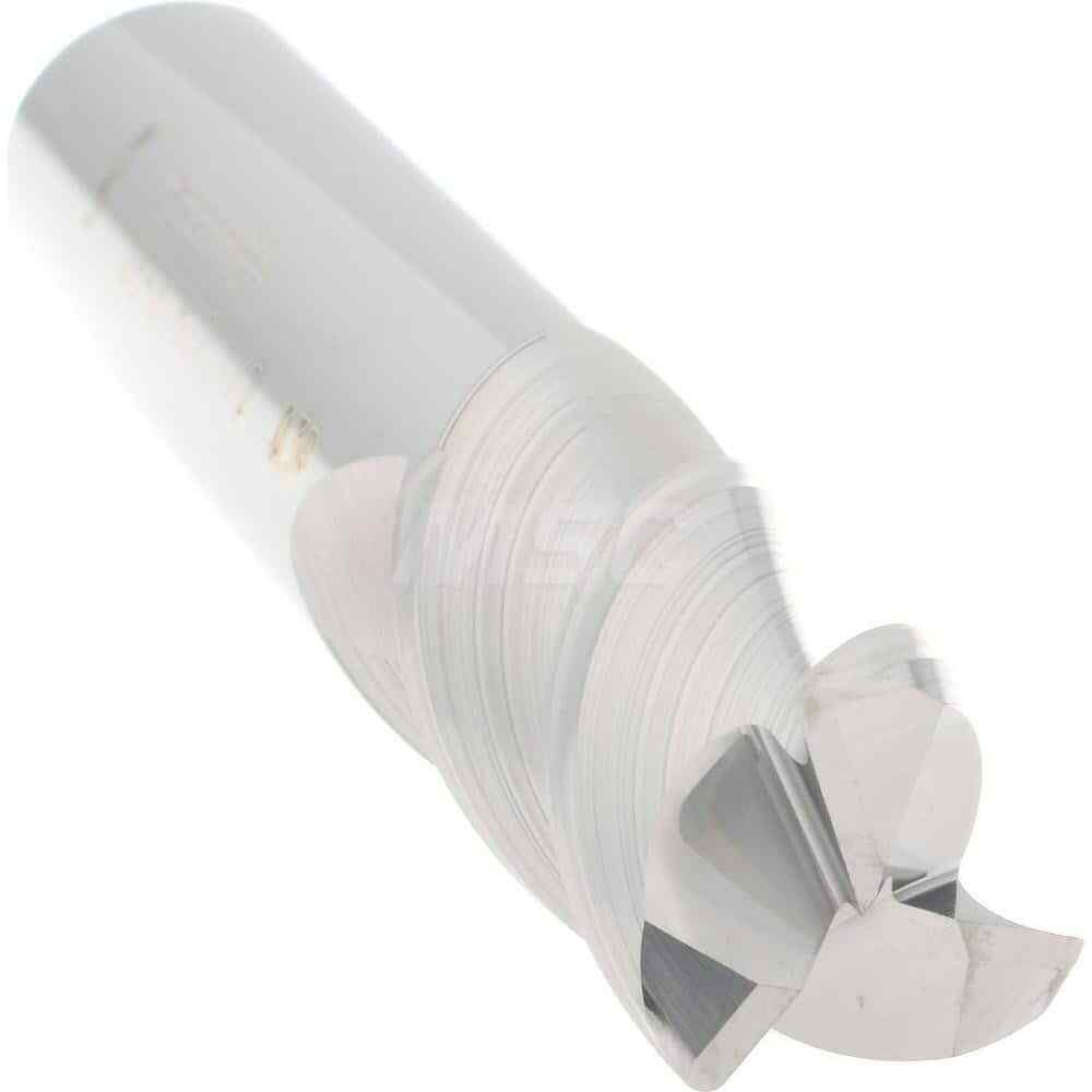 Accupro 1/2" Diam 3 Flute Single End Solid Carbide 0.03" Corner Radius End Mi...