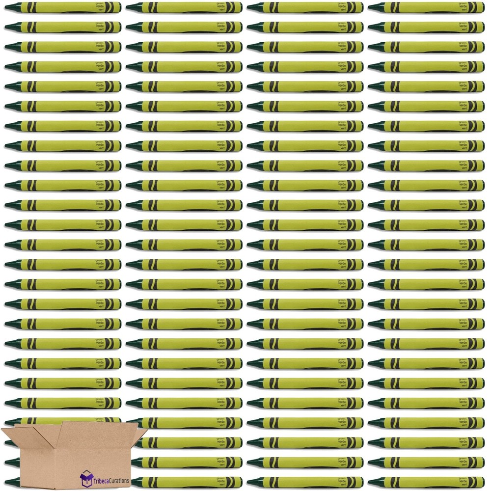 Green Crayon Bulk Value Pack | 100 Count