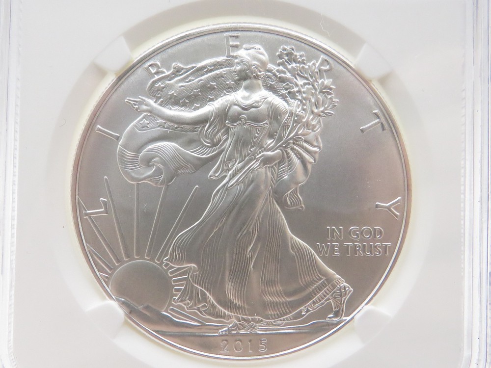 2015 SILVER EAGLE S$1 EARLY RELEASES NGC MS 69**