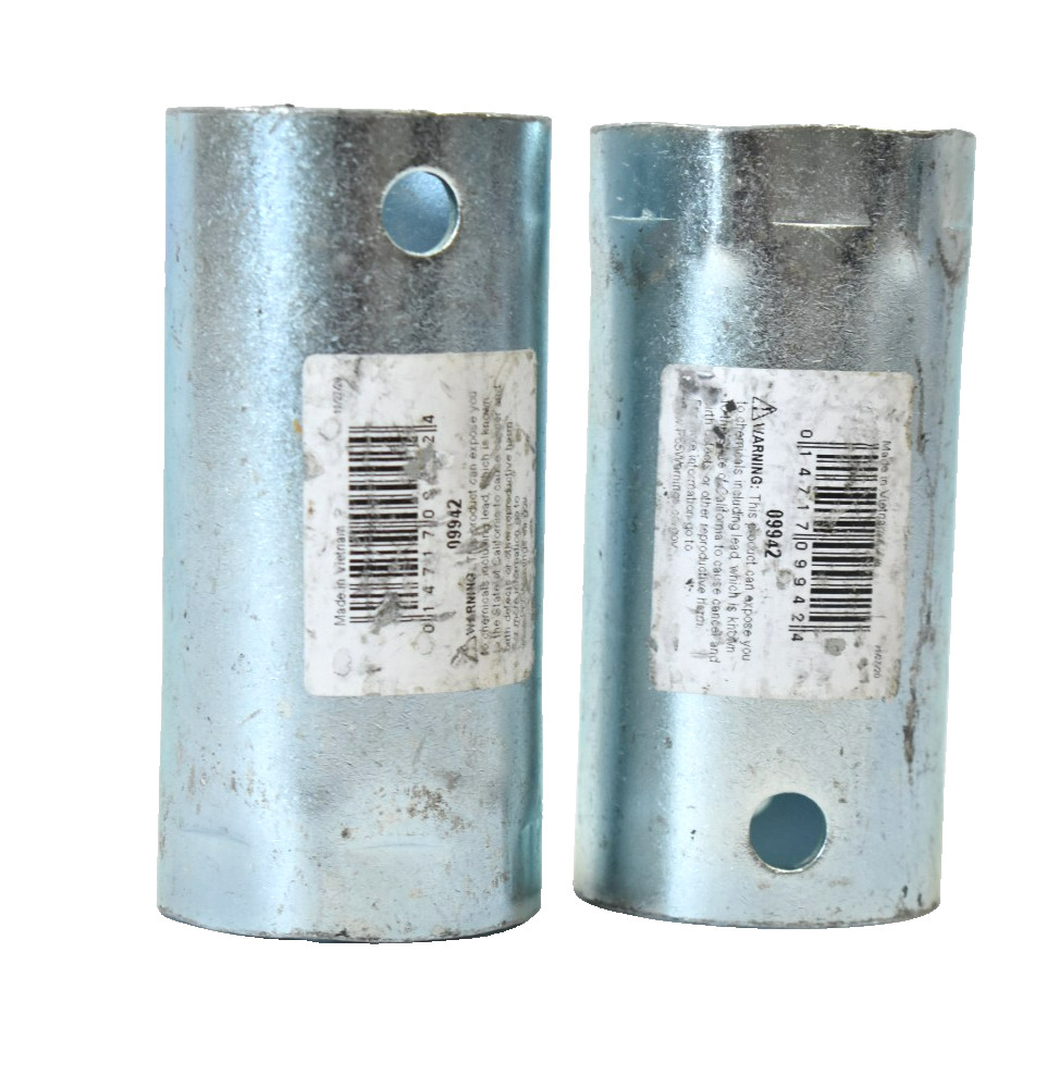 Lot of 2 Camco Water Heater Element Wrenches Zinc Plated Steel Metal 4" 09942