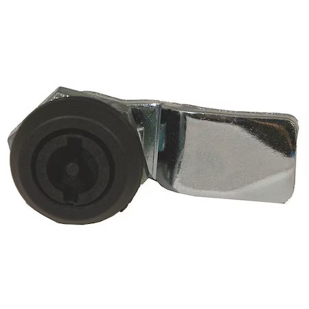 Cam Latch, Keyed, Black Plastic,  4Rrf8