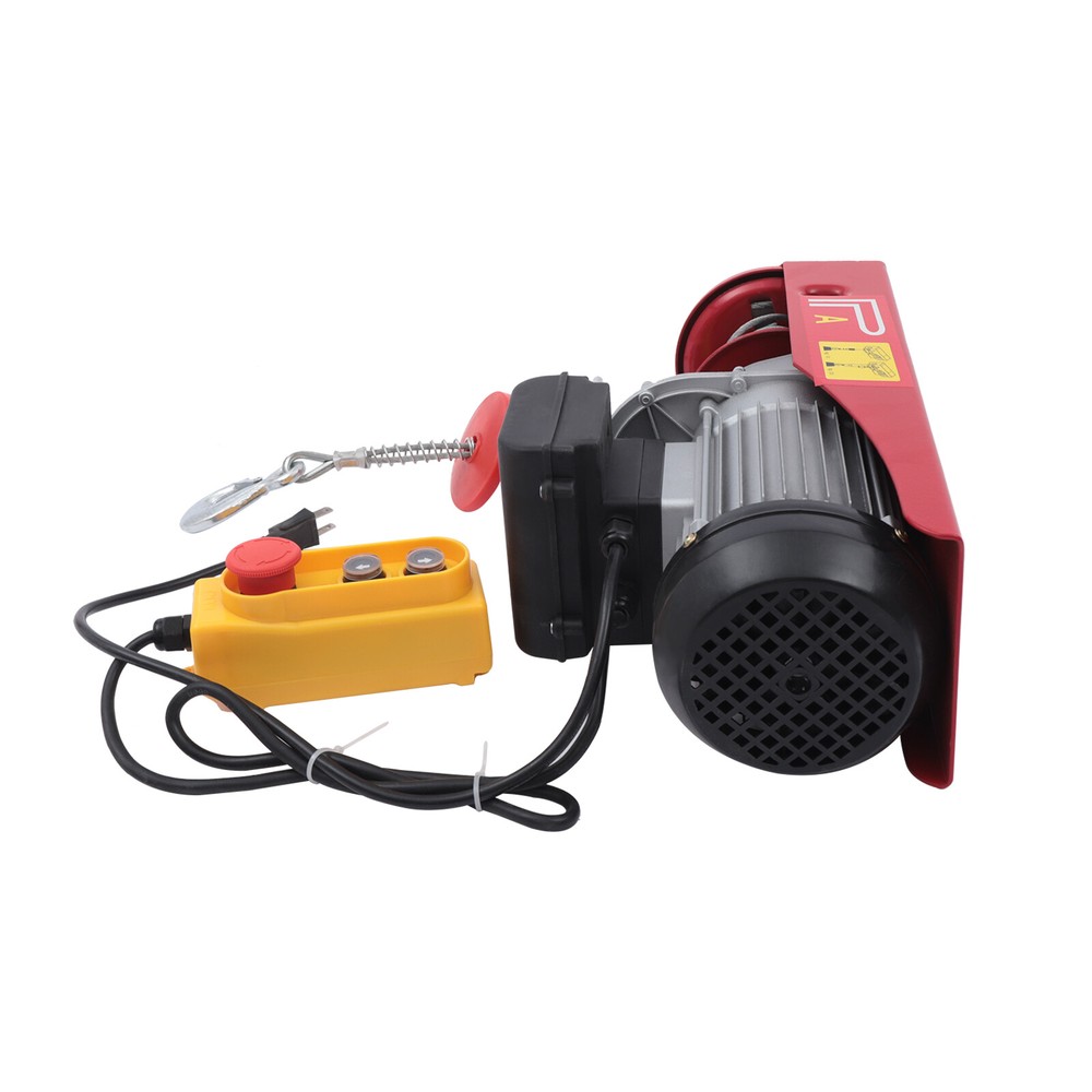 1100LBS Electric Hoist Winch Engine Crane with Wireless 110V