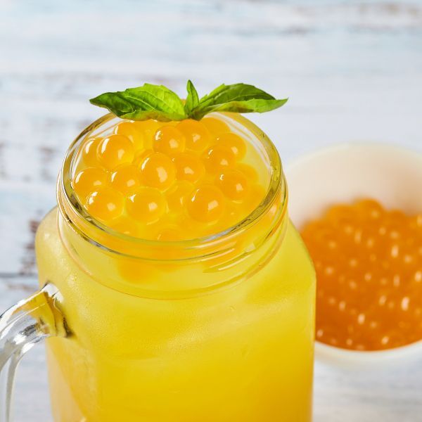 Tea Zone Passion Fruit Popping Pearls (7 lbs), B2055