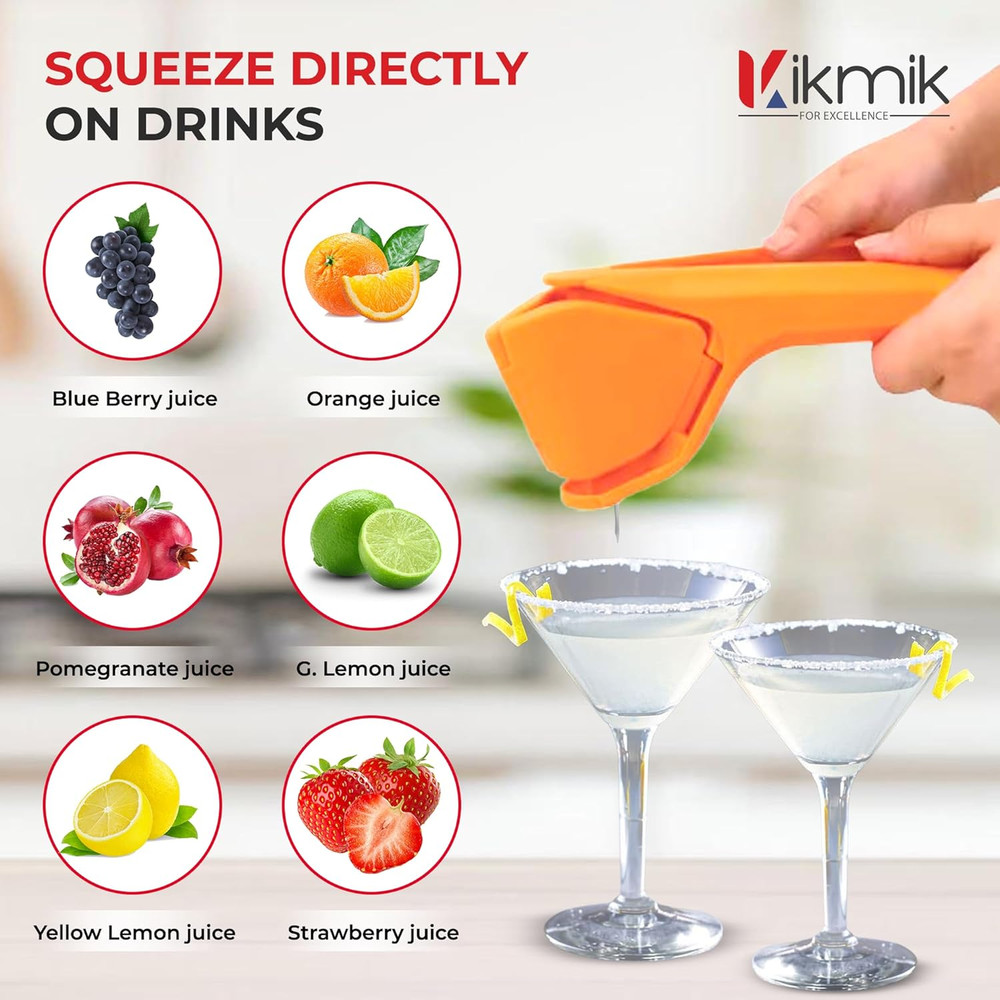 Lemon Squeezer - CitrusEase Foldable Hand Juicer: Effortless Juicing with Space-