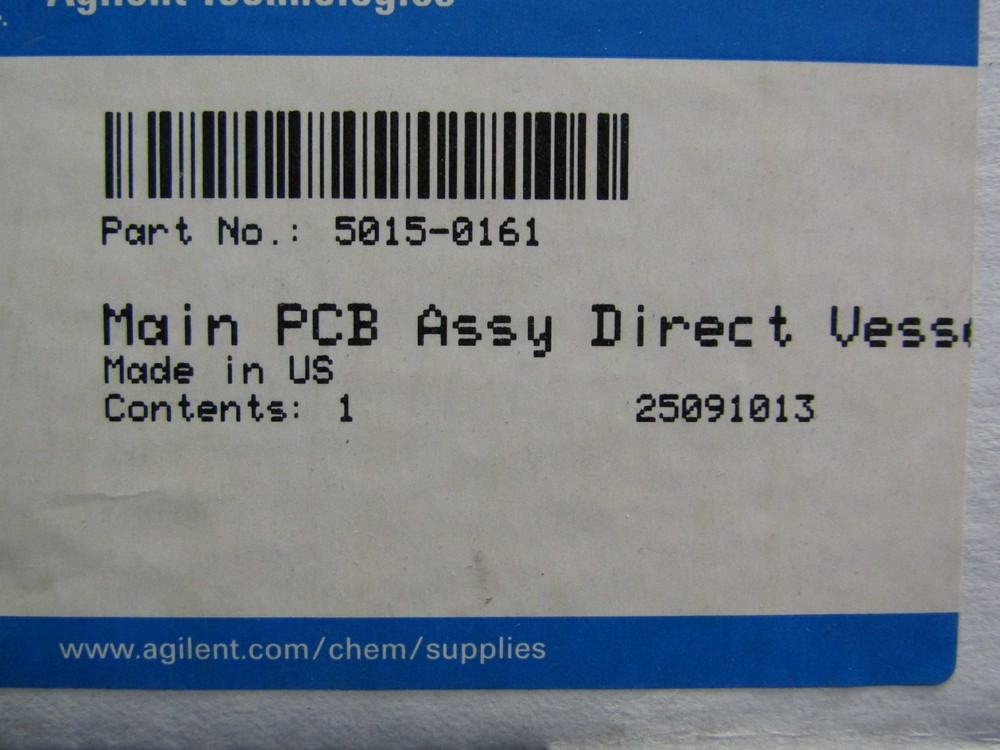 Agilent 5015-0161 Main PCB Assembly for Direct Vessel Heating
