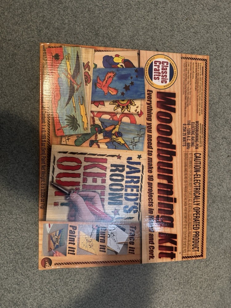 Classic Crafts Unopened Woodburning Kit