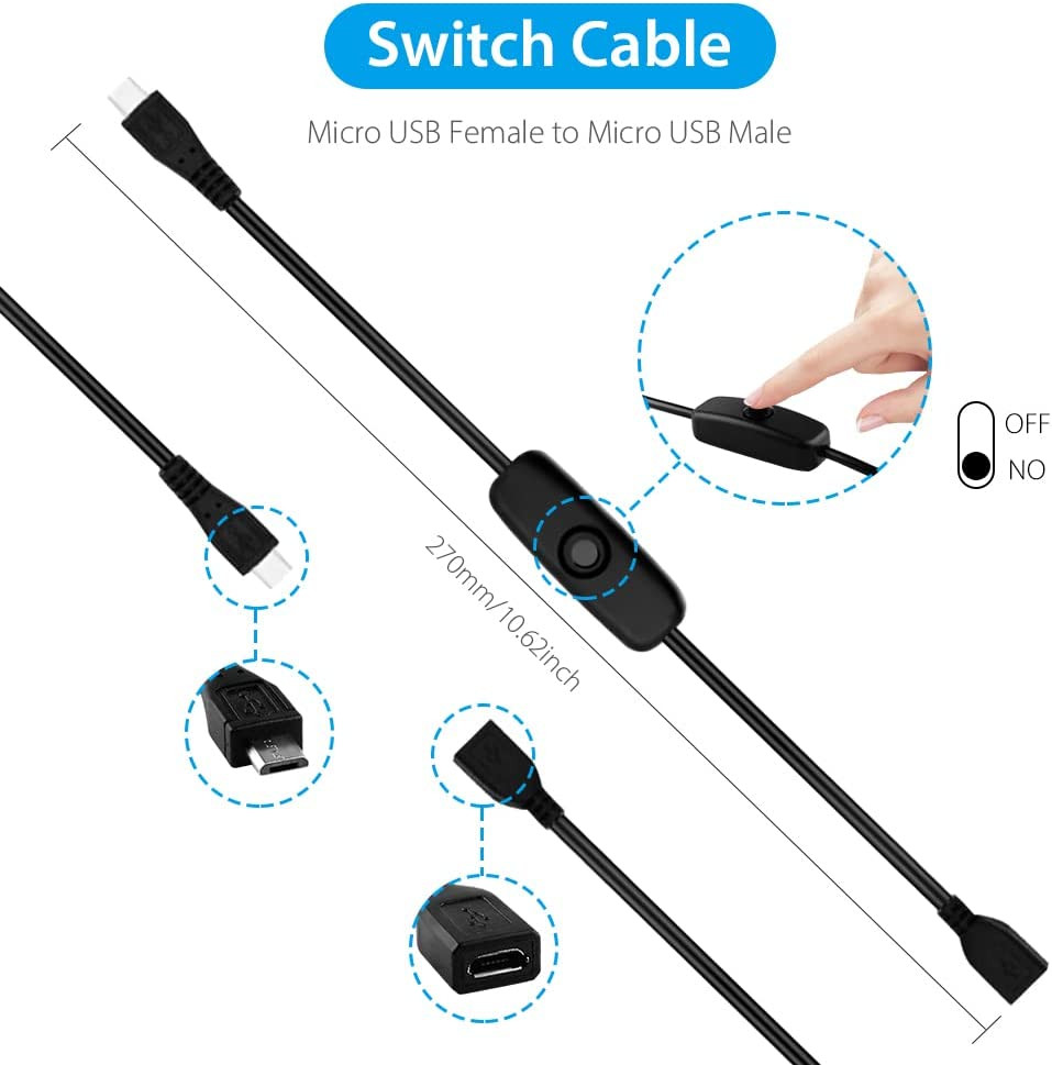Case for Raspberry Pi Zero 2 W Case/Zero W, with Aluminum Case,20Pin GPIO Header