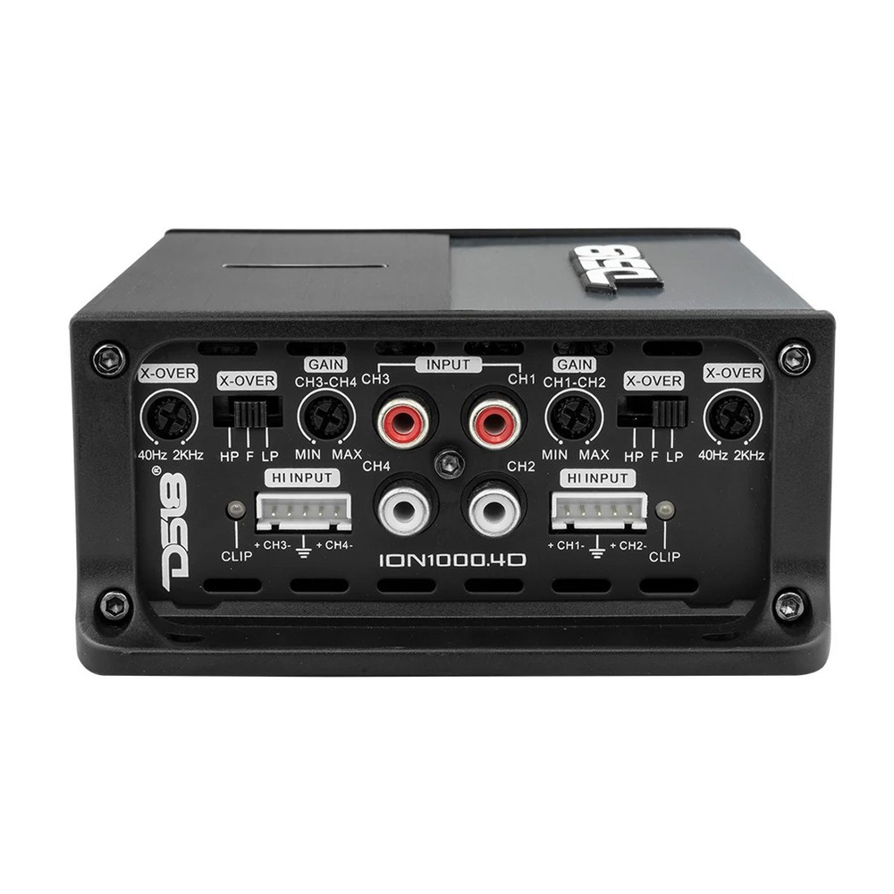 DS18 ION1000.4D 4-Channel 4 x 250W @ 2 Ohm Class D Full Range Compact Amplifier