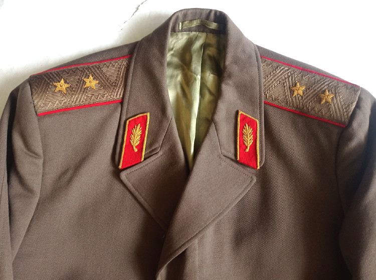 Authentic Soviet Army Lieutenant General Raincoat – USSR Cold War Era Uniform
