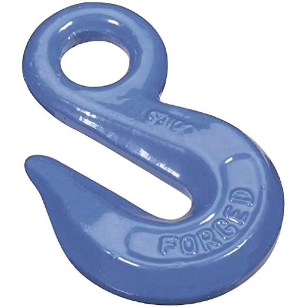 Eye Grab Hook, Blue, 3/8-In.