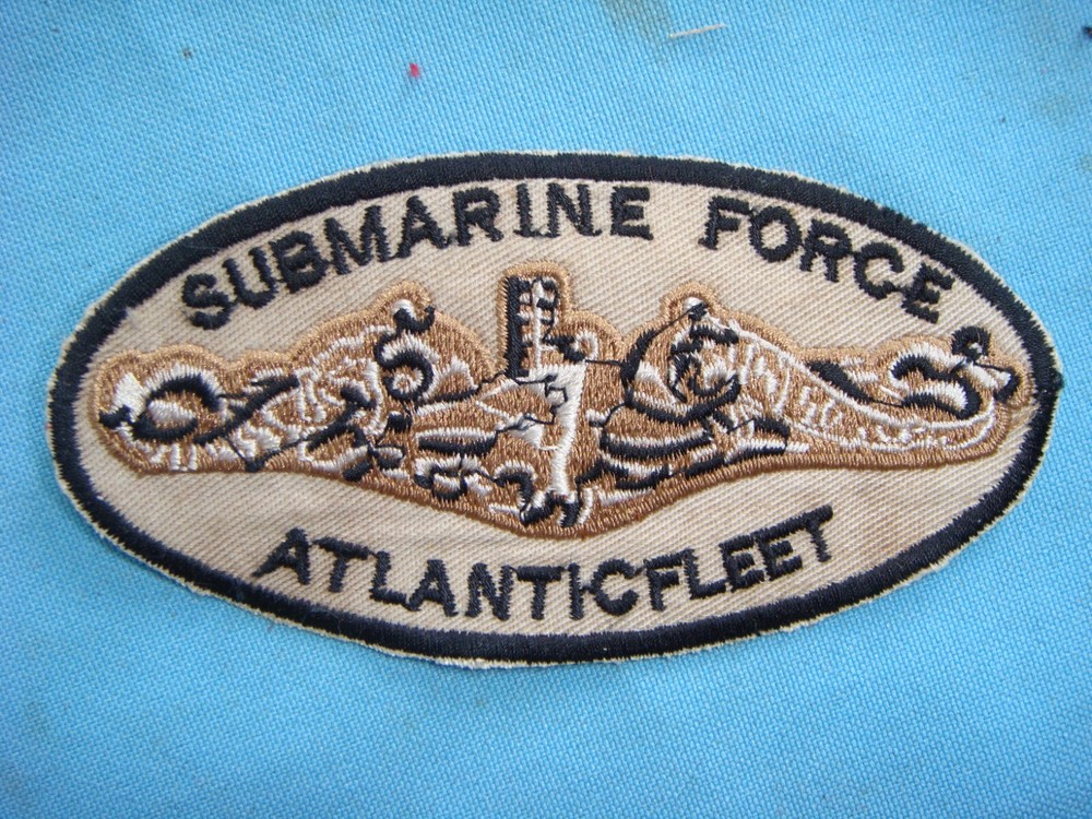 PATCH US NAVY SUBMARINE FORCE ATLANTIC FLEET