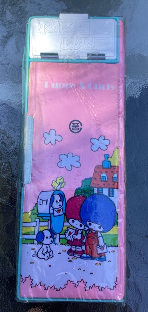 vintage Korean pencil case