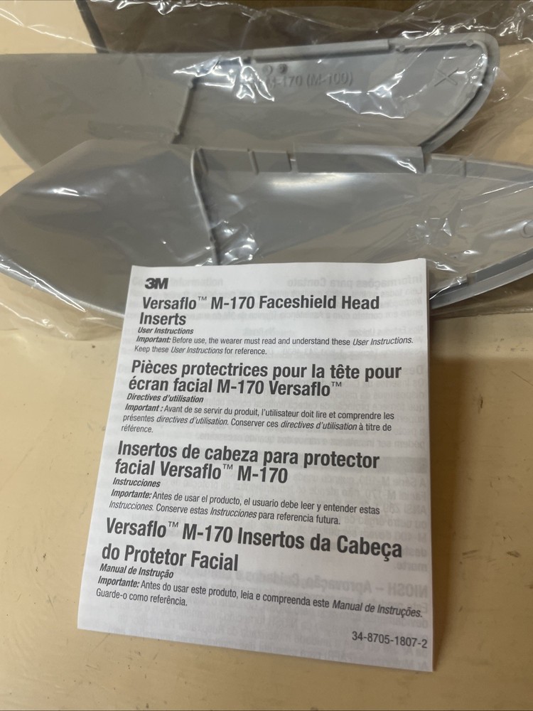 3M Versaflo Faceshield Head Inserts M-170