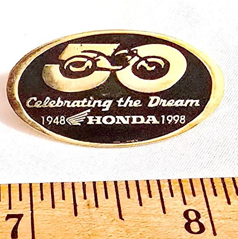 Commemorative 50 years Pin Honda Motorcycle