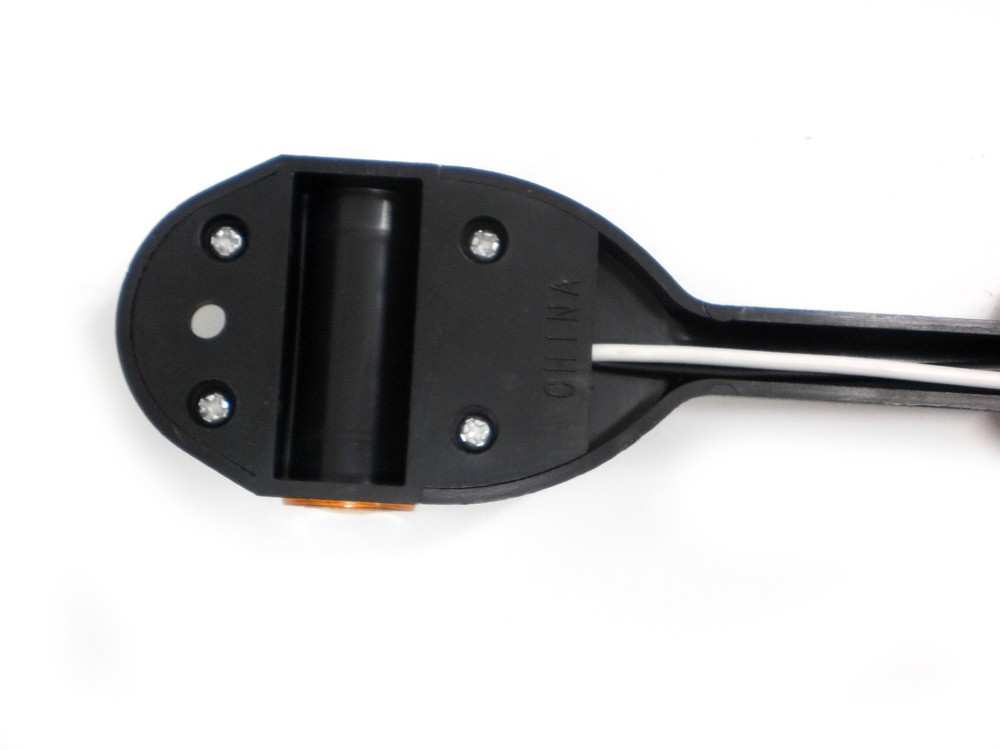 TWO - Low Profile LED Amber and Red Fender Marker Light Trailer RV Camper