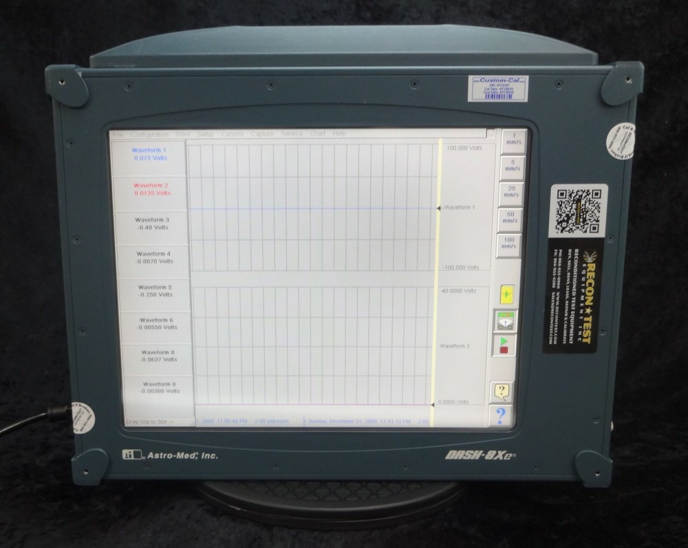 Astro-Med DASH-8XPM Power Quality Monitor/Data Acquisition Recorder Plotter