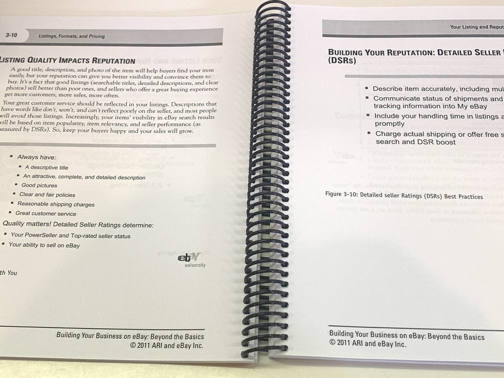 Building Your Business on eBay: Beyond the Basics student guide V5.0 - 0111 2011