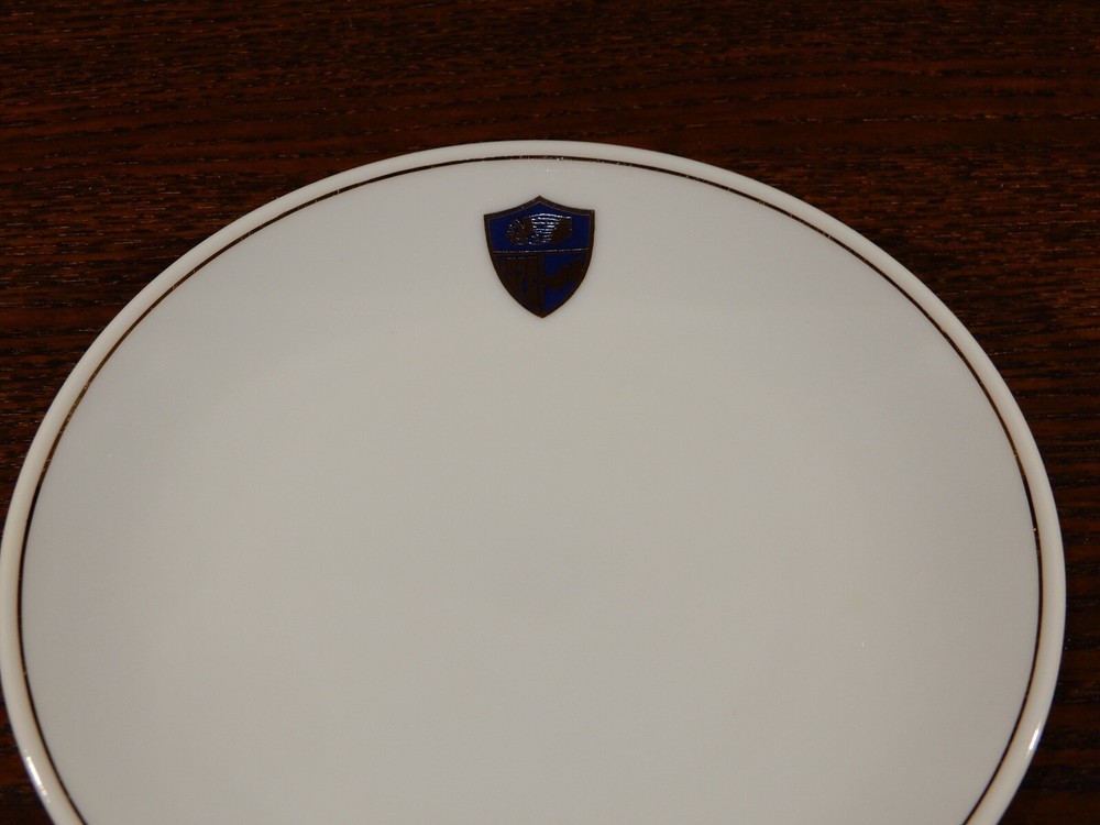 Western Airlines 5 1/2" Side Plate - 60th Anniversary Pattern