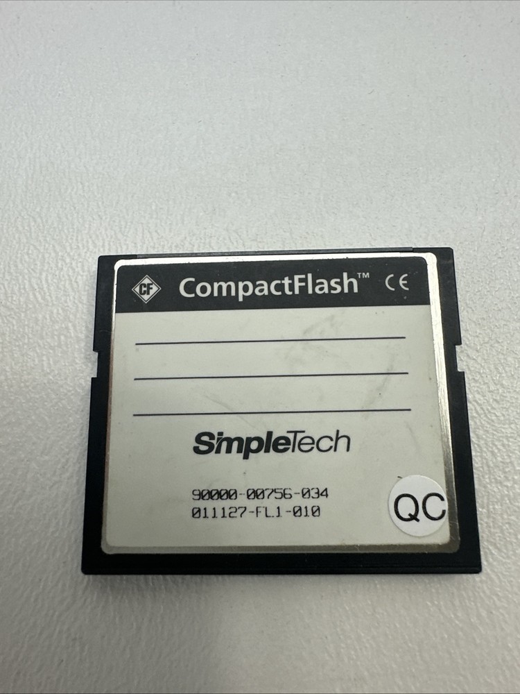 Simple Tech Digital Media 128MB Compact Flash Card Camera Memory TESTED WORKING