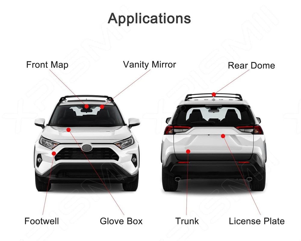 15 Piece 6000K White Durango LED Interior Light Kit Package Replacement for D...