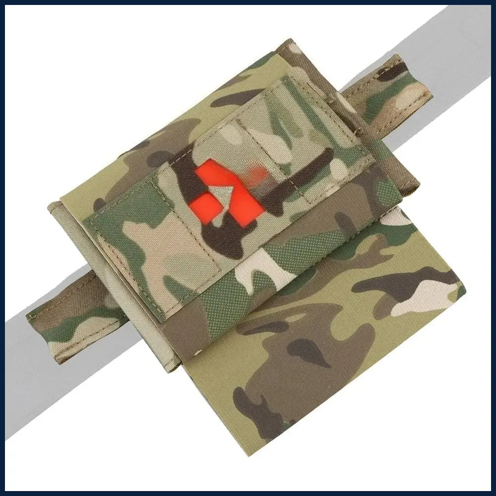 2-in-1 Micro Med Pouch MOLLE Tactical Mini First Aid Pouch Empty Small IFAK
