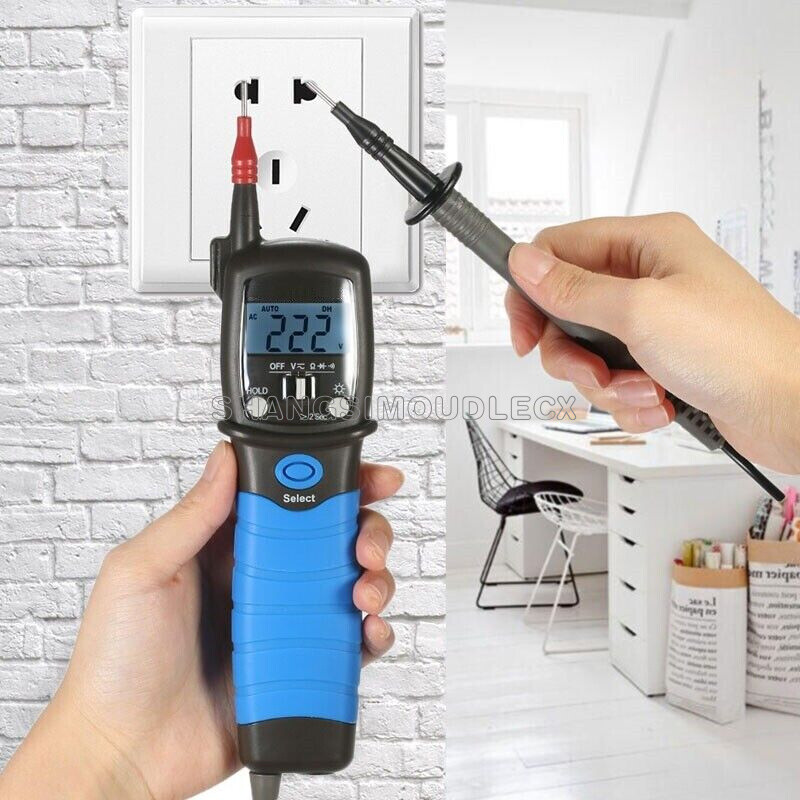 Handheld Pen Digital Multimeter DC AC Voltage Meter Resistance Diode Tester NEW