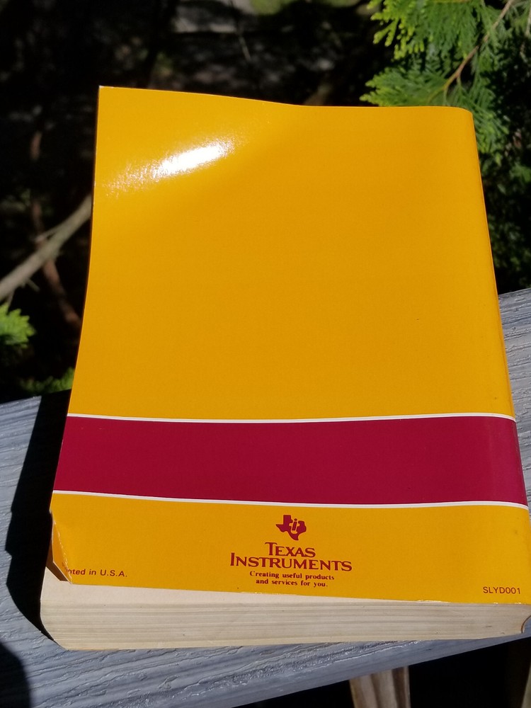 VINTAGE TEXAS INSTRUMENTS BOOK DATA ELECTRONIC MANUAL LINEAR CIRCUITS DATA 1984