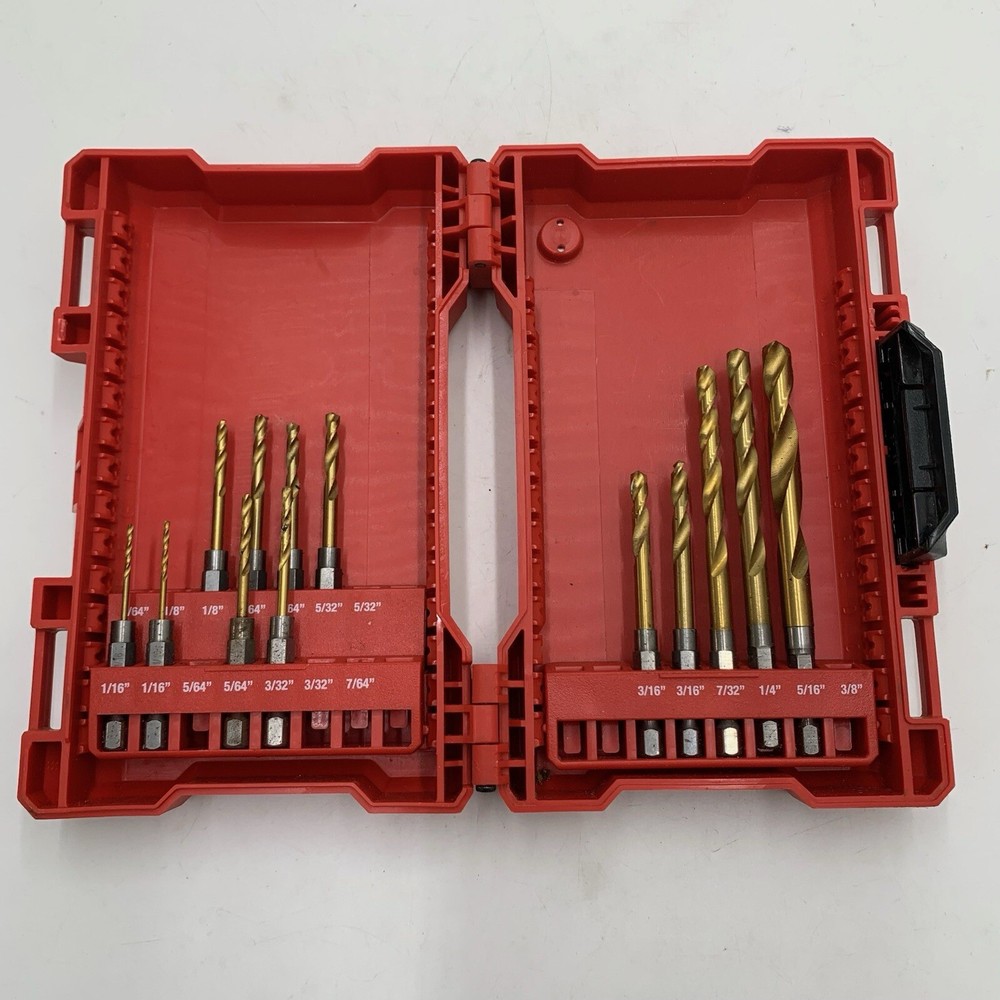 Milwaukee Titanium Drillbits Missing A Few See Photos