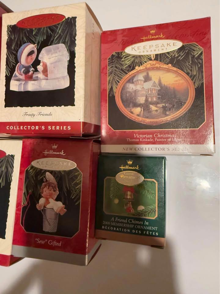 12 Vintage Hallmark Keepsake Ornaments