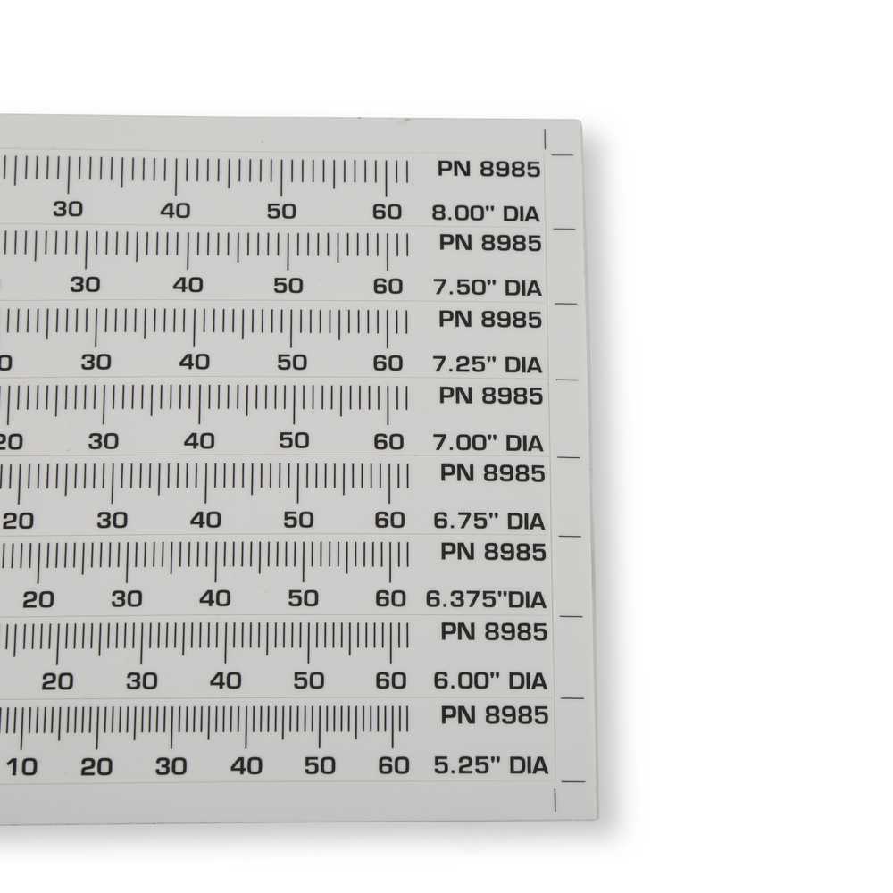 MSD TIMING TAPE FOR 6.375" HARMONIC BALANCER