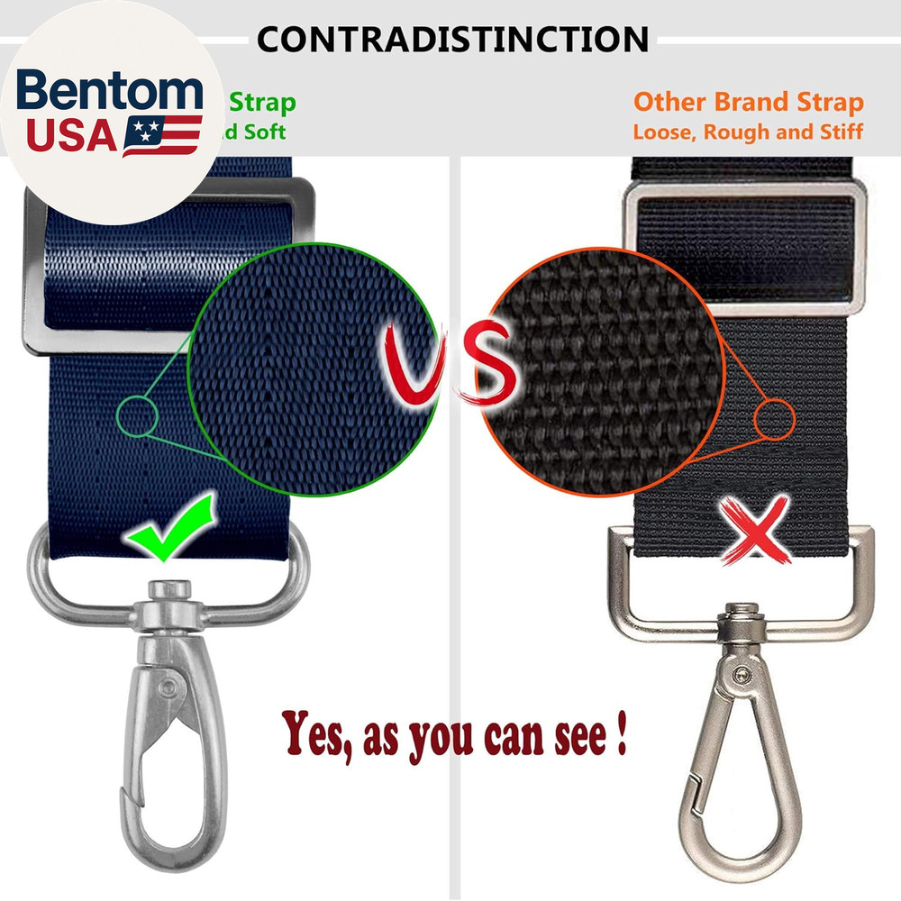 Bag Shoulder Strap, Padded Adjustable Shoulder Strap Replacement