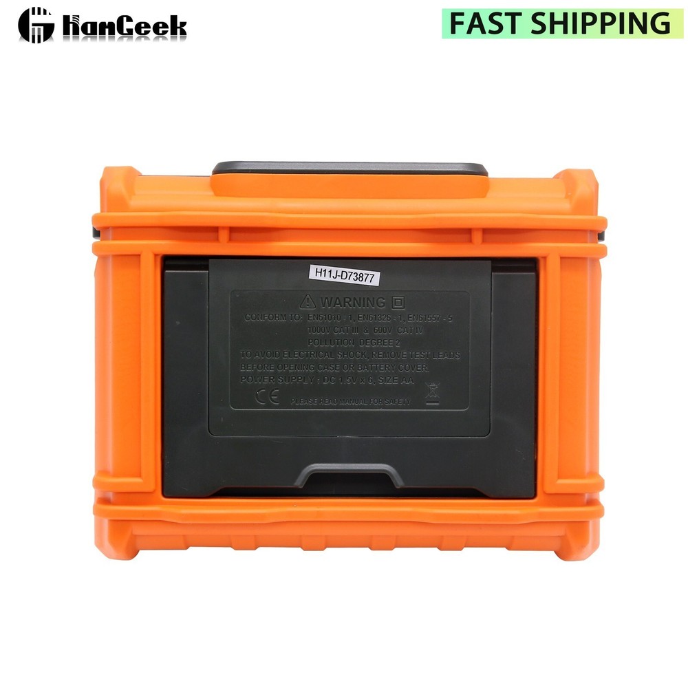 Loop Resistance Tester Digital RCD Tester Multimeter MS5910