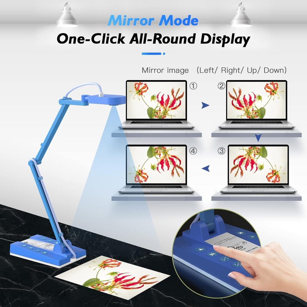 Document ,10MP USB Document for Teachers, Overhead Remote Learning, Classroom...