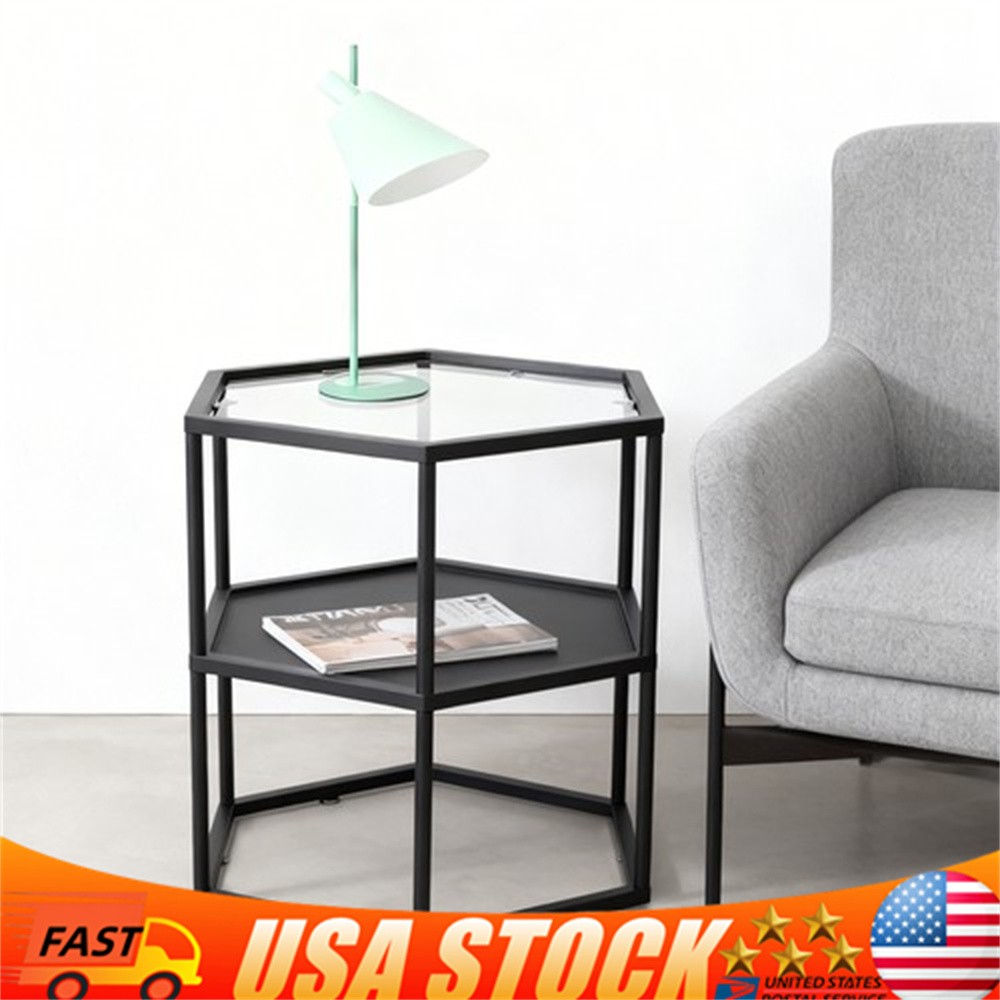 Tall End Table Sofa Side Table Multi-purpose Small Space Table for Living Room