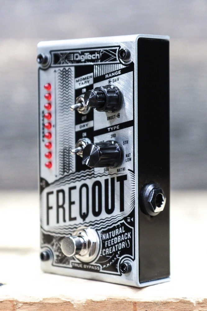 DigiTech FreqOut Natural Feedback Creator 7-Harmonic Feedback Types Effect Pedal