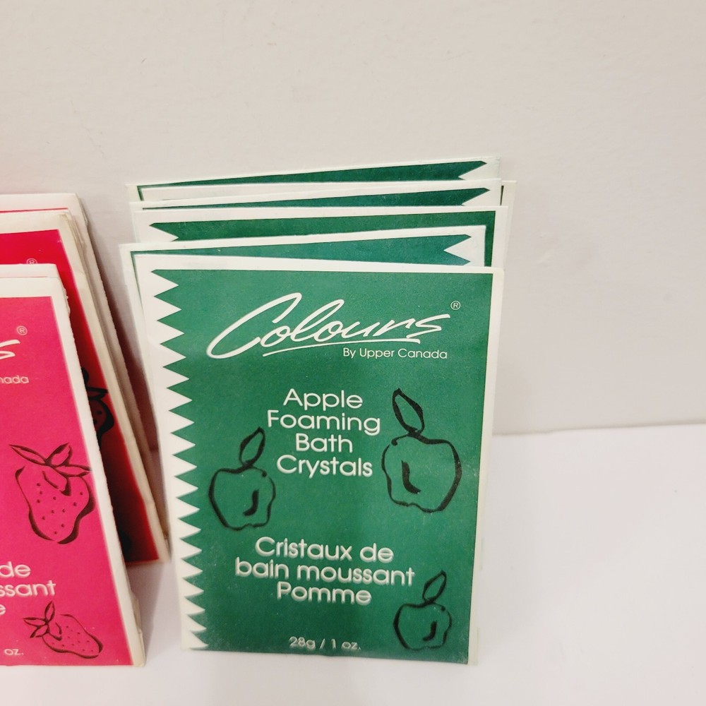 11 Mix Bath Salts Packets Upper Canada Apple and Strawberry