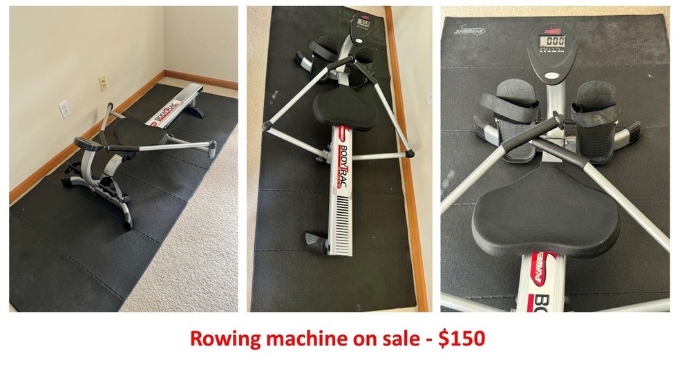 Rowing machine in excellent condition needs a new home