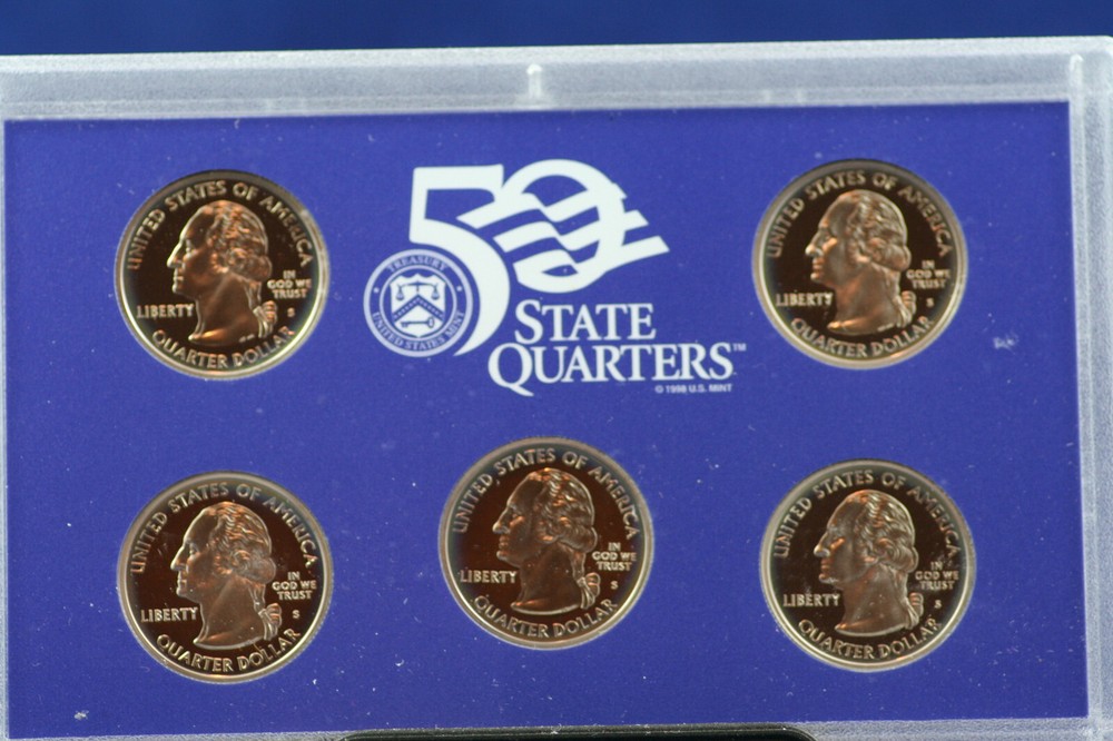 2002 State Quarters Proof Set Original US Mint Packaging