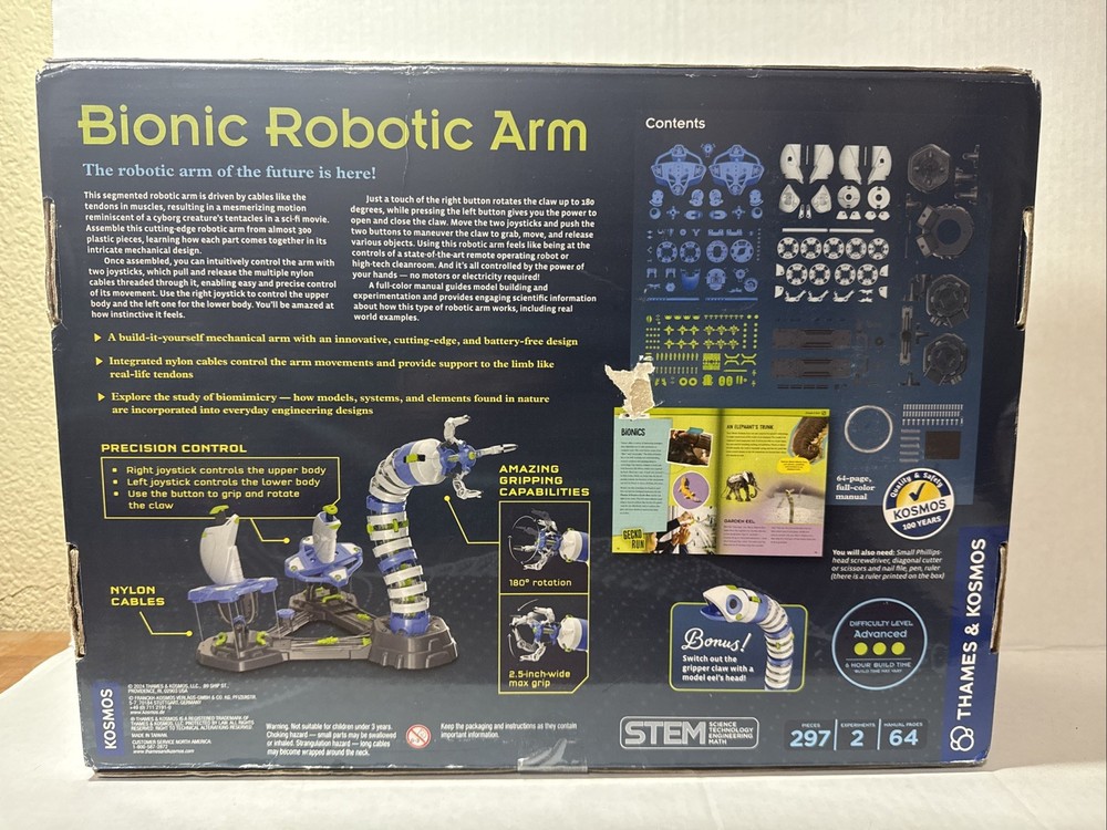 Educational Mechanical Arm Kit for Kids, Explore Robotics and Engineering