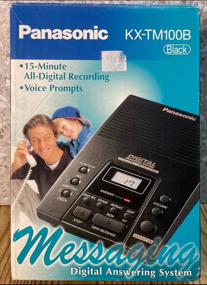 Vintage 90’s Panasonic Digital Answering Machine -WORKING-