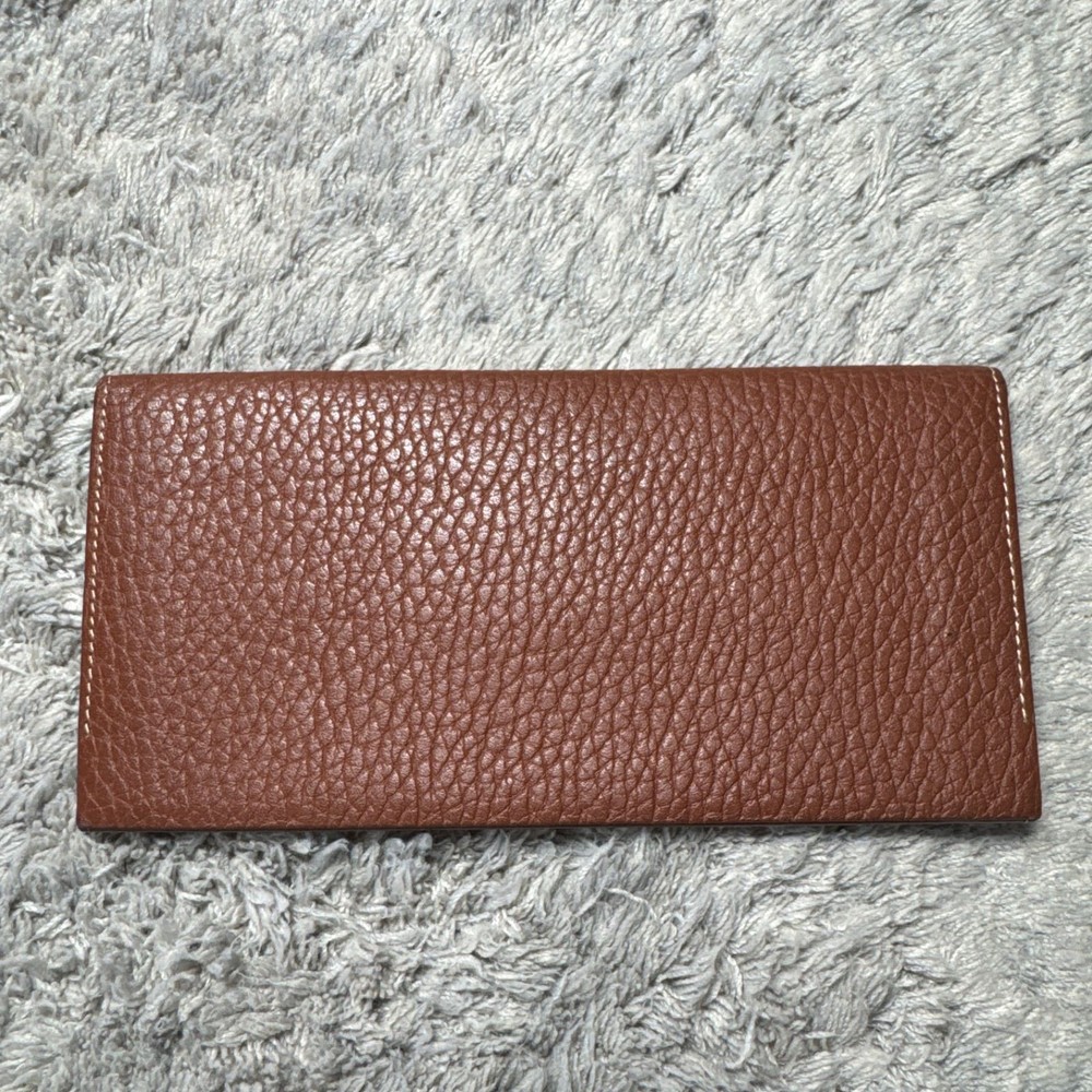 BURBERRY Long Wallet Leather Brown Inside Nova Check