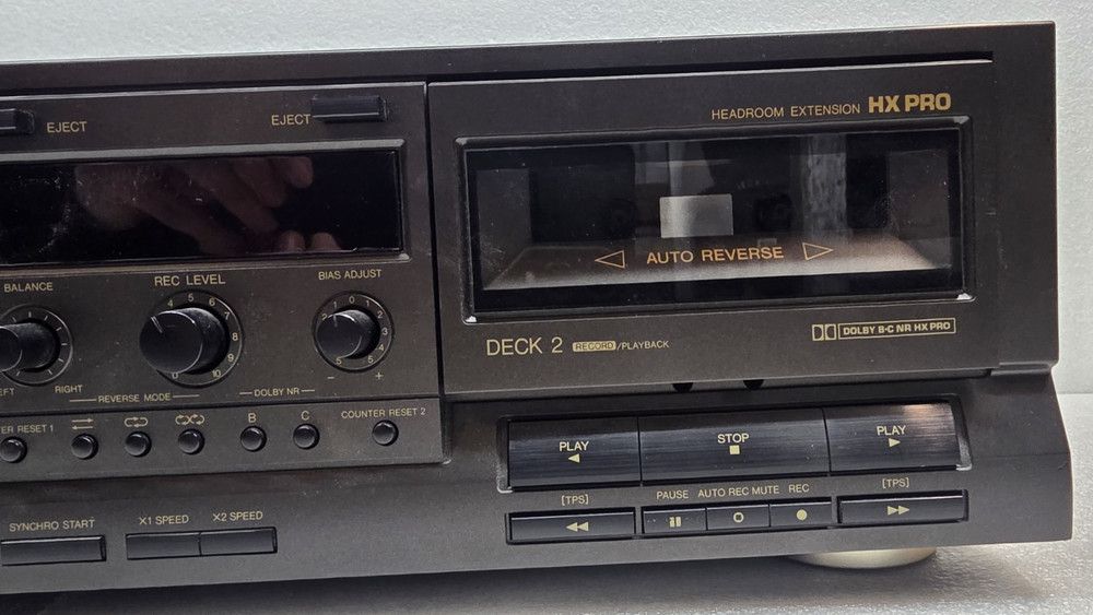 Technics RS-TR333 Stereo Double Cassette Deck Tested