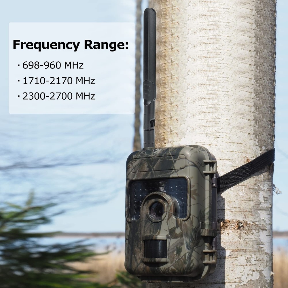 Tecreddy 4G LTE Cellular Trail Camera Antenna 8dBi 2-Pack Patch