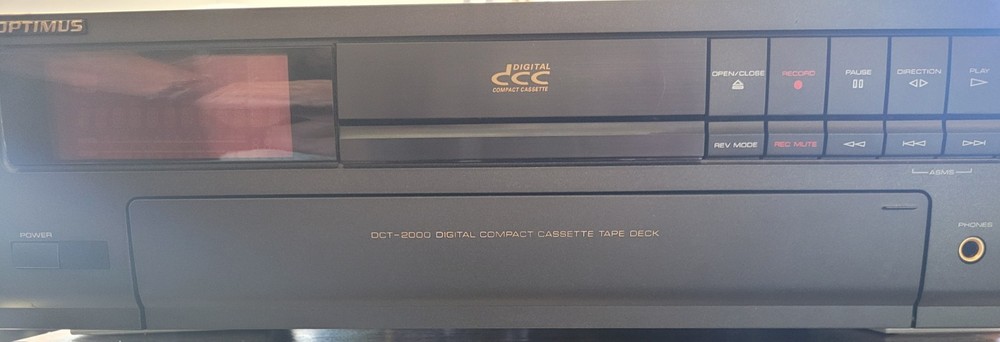 Optimus DCT 2000 Digital Compact Cassette Deck