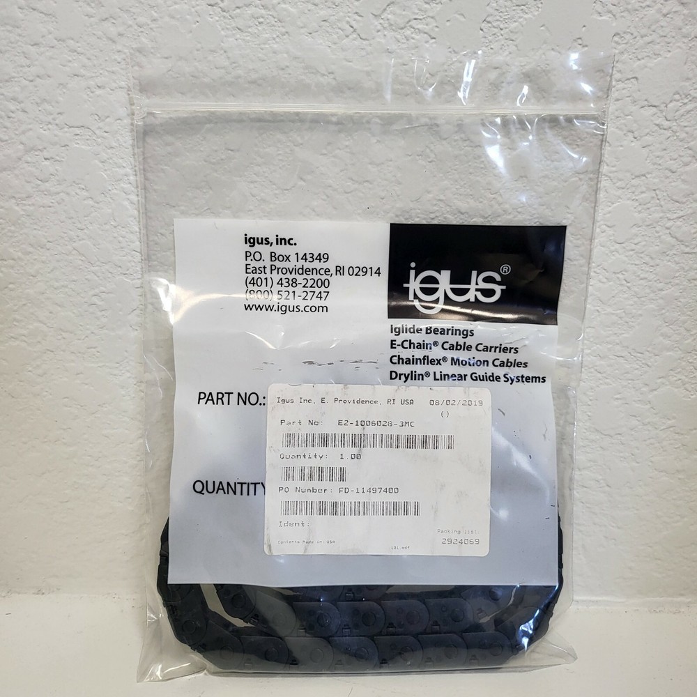 Igus E-Chain Cable Carrier - E2-1006028-3MC - 38"